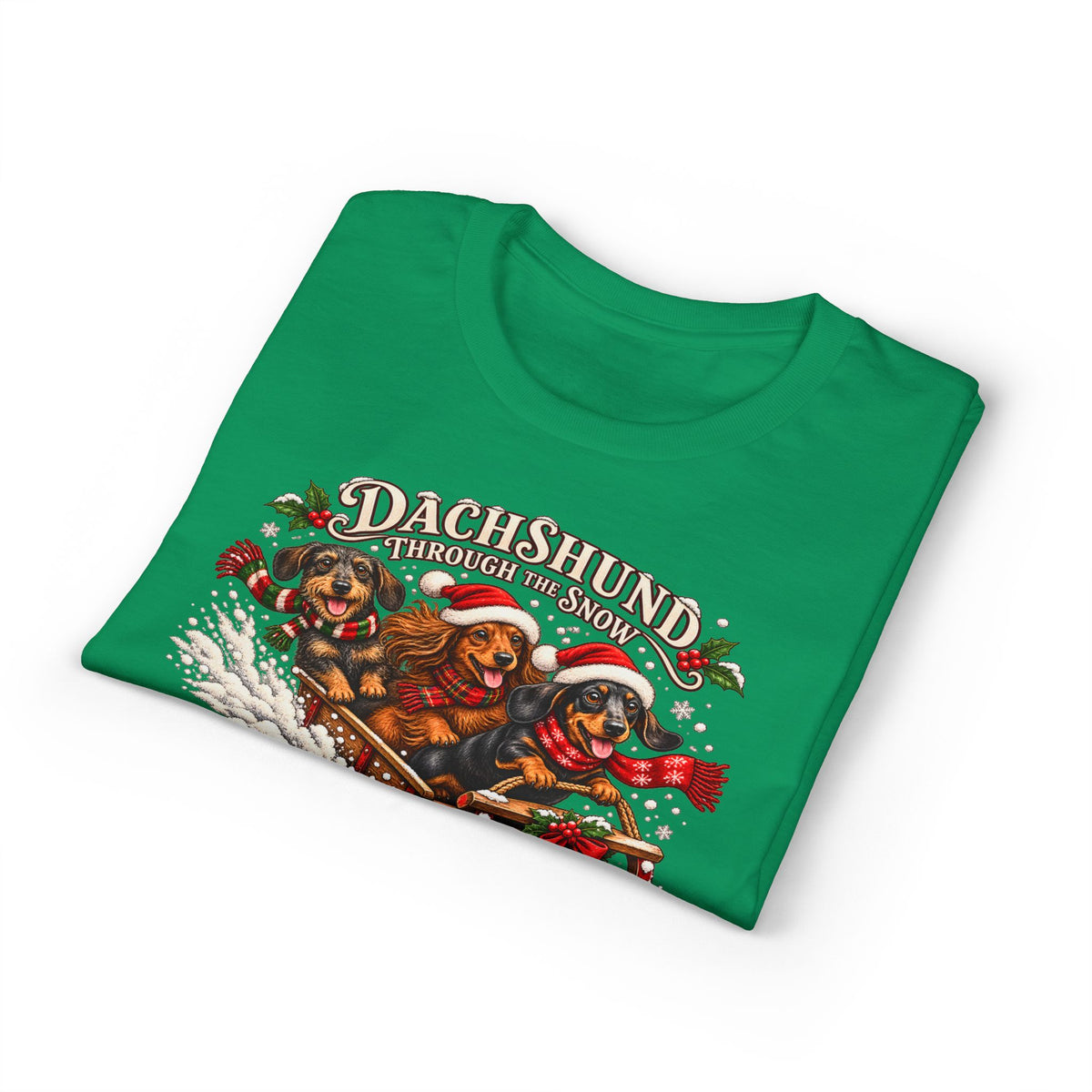 Dachshund Through The Snow T-Shirt