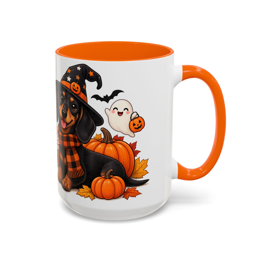 All I Need Is Pumpkin Spice And Dachshunds Accent Coffee Mug