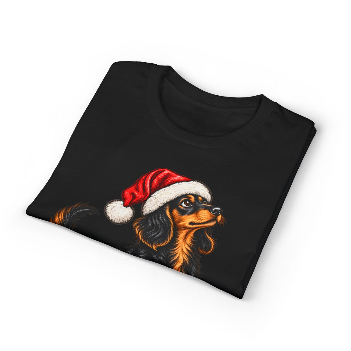 Long Hair With Santa Hat T-Shirt