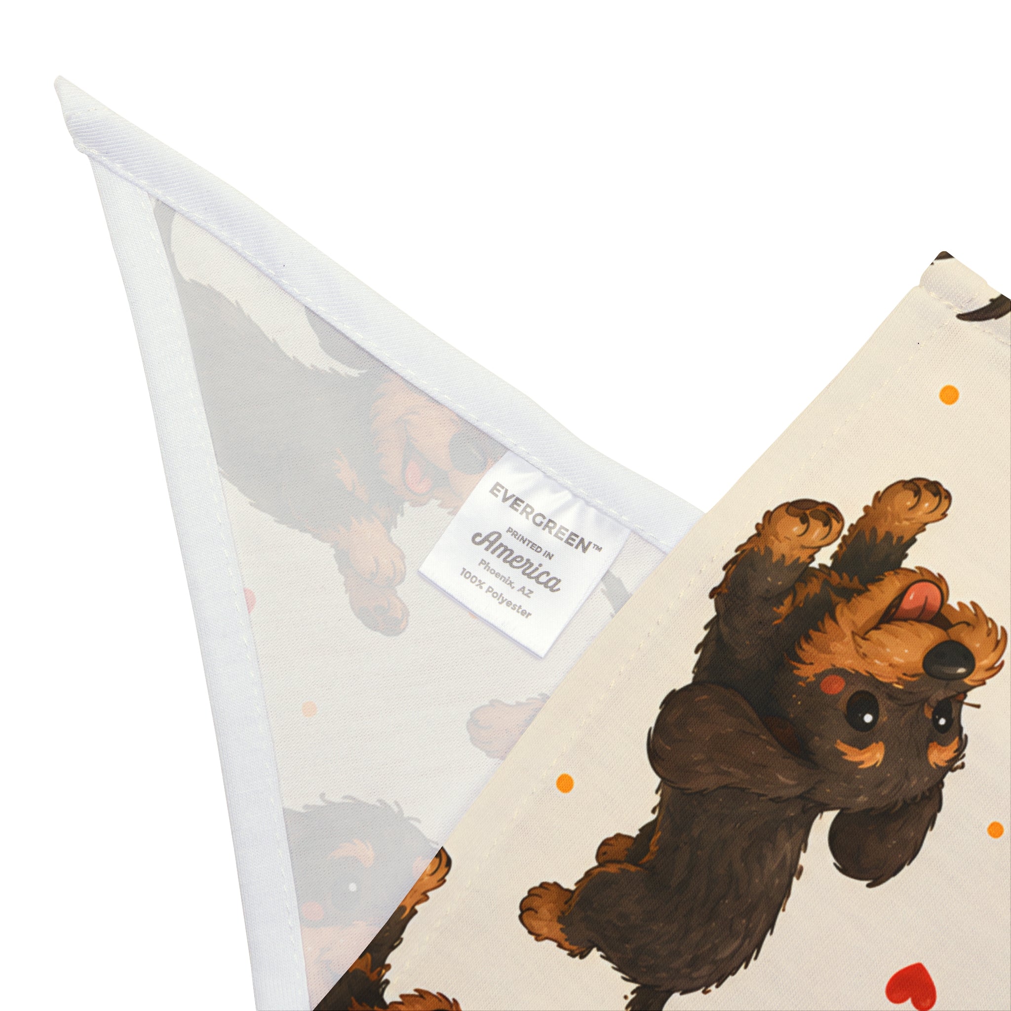 Running Wire Hair Dachshund Dog Bandana