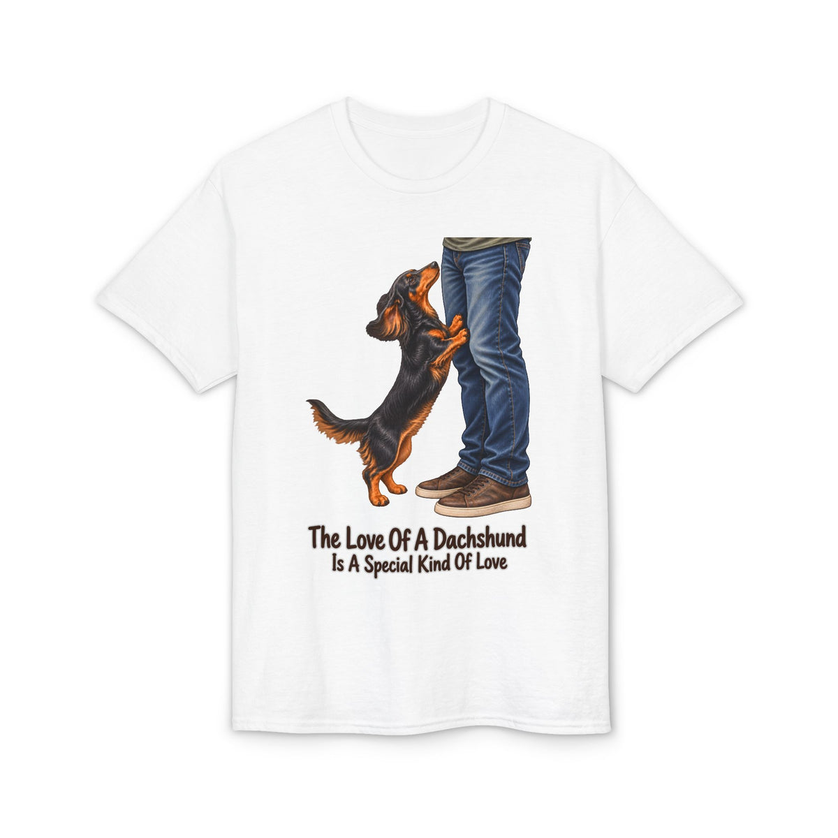 The Love Of A Dachshund Is A Special Kind Of Love Long Hair Men's T-Shirt