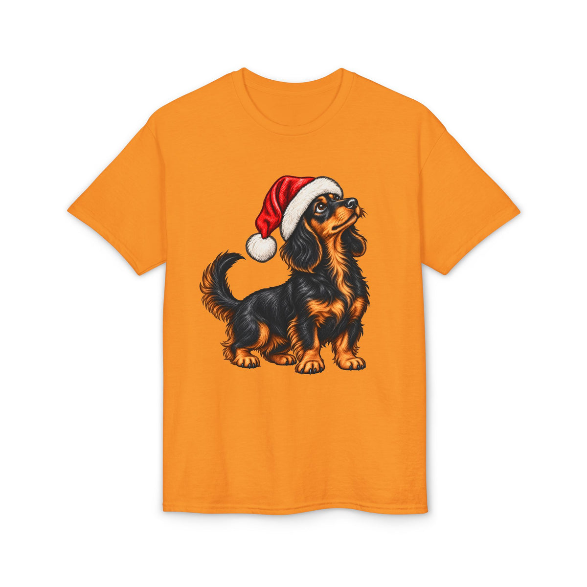 Long Hair With Santa Hat T-Shirt