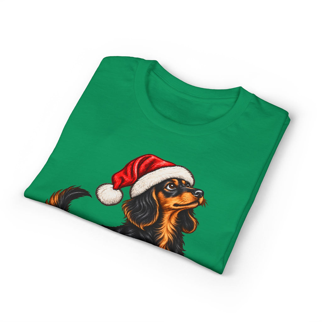 Long Hair With Santa Hat T-Shirt