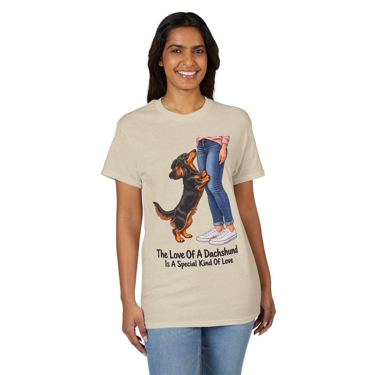 The Love Of A Dachshund Is A Special Kind Of Love Long Hair Women's T-Shirt