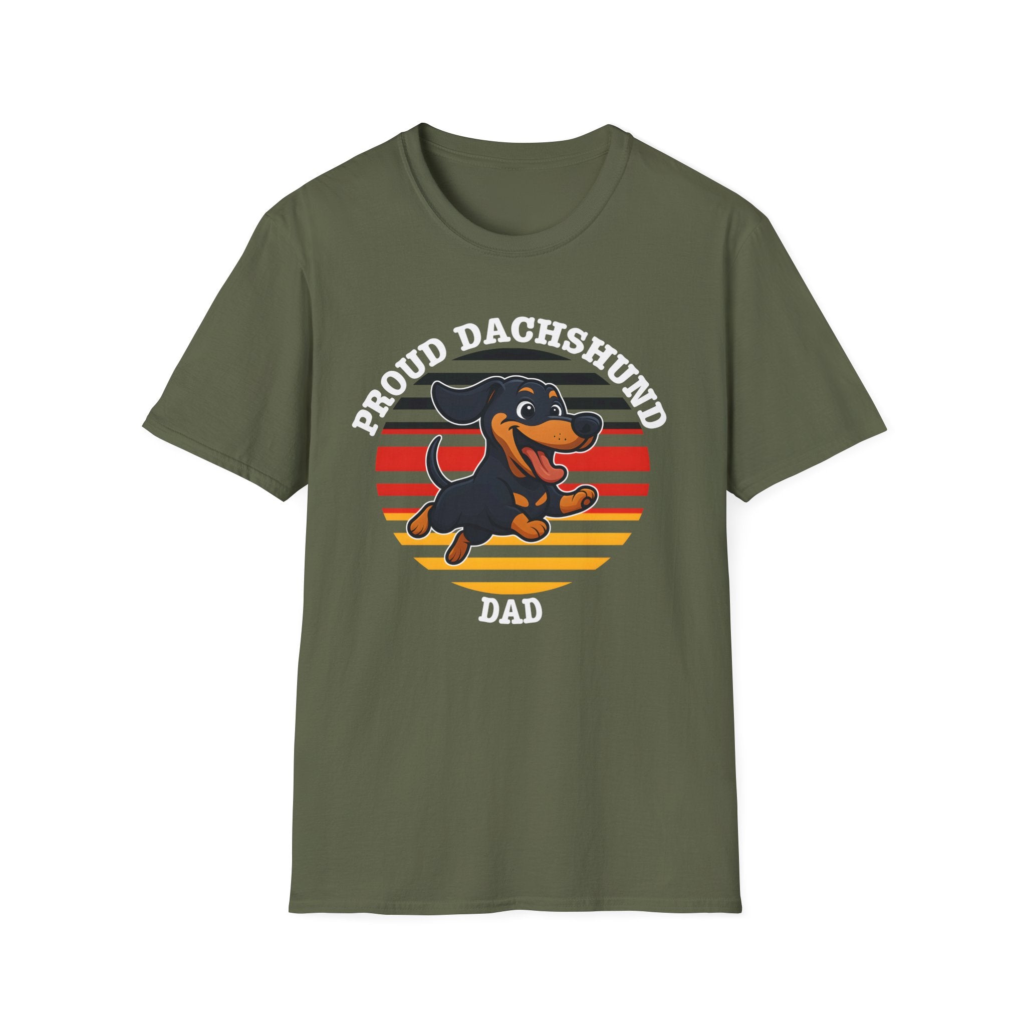 Proud Dachshund Dad Men's T-Shirt