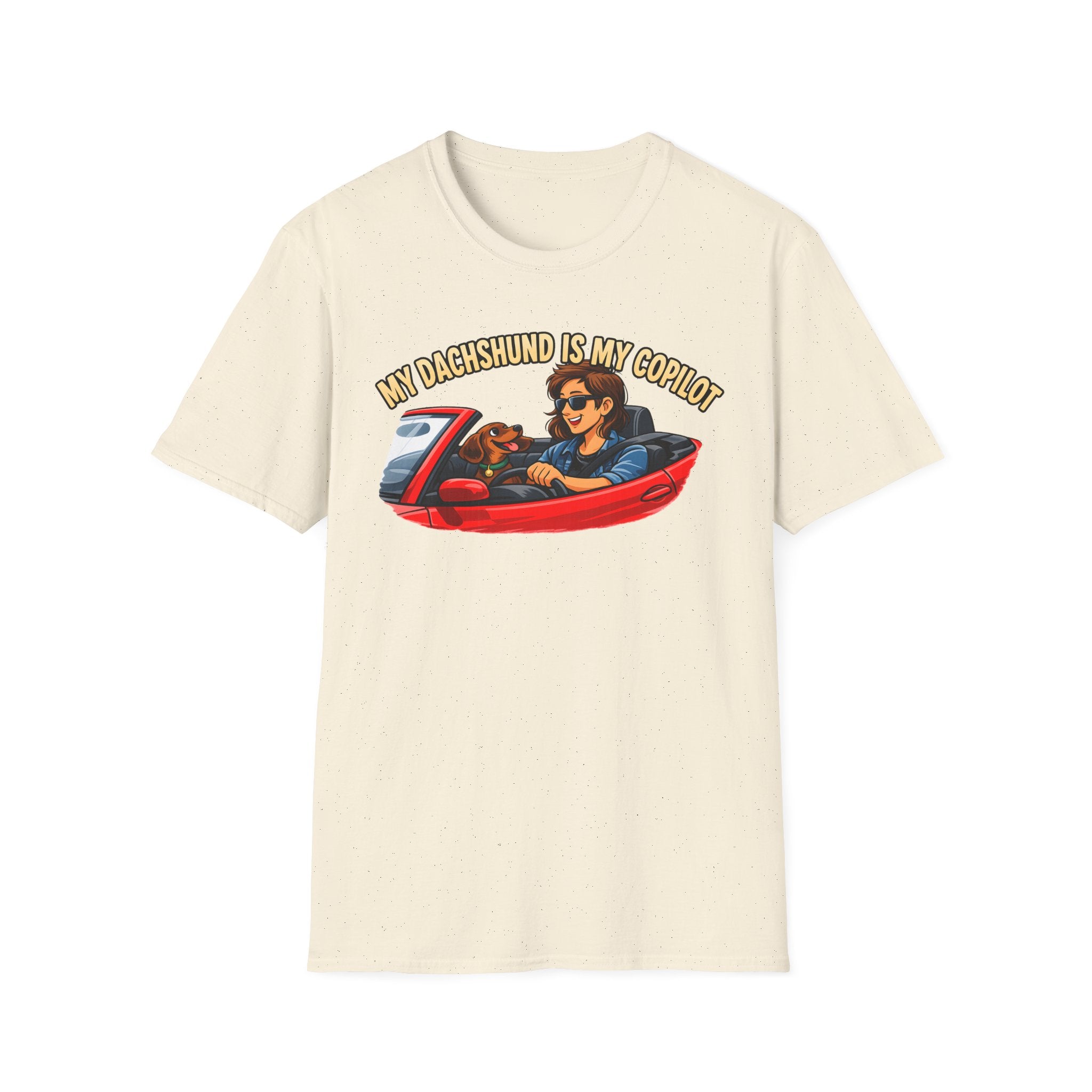 My Dachshund Is My Copilot Women's T-Shirt