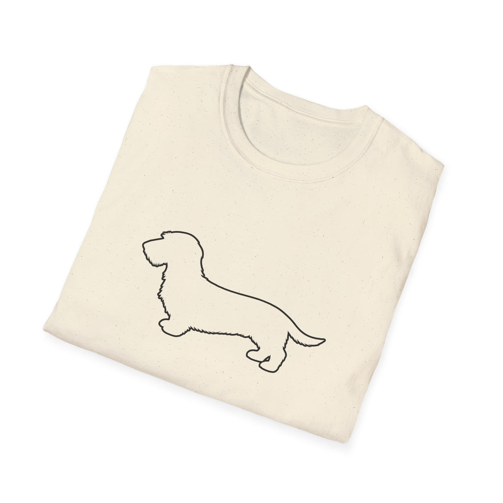 Wire Hair Dachshund Silhouette T-Shirt
