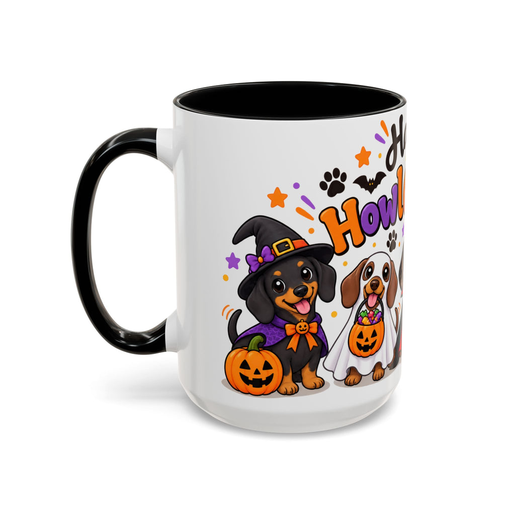 Happy Howl O Ween Accent Coffee Mug
