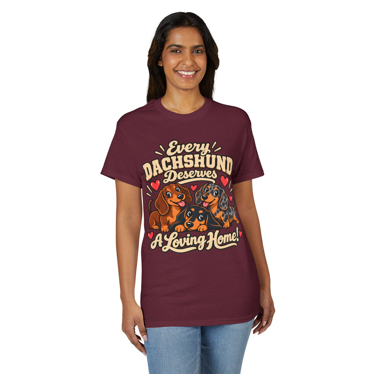 Every Dachshund Deserves A Loving Home T-Shirt