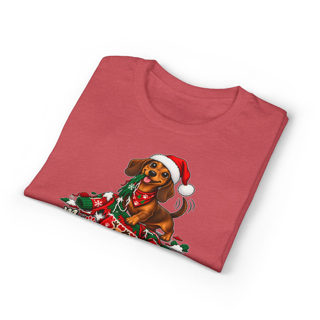 My Dachshund Destroyed My Ugly Christmas Sweater T-Shirt
