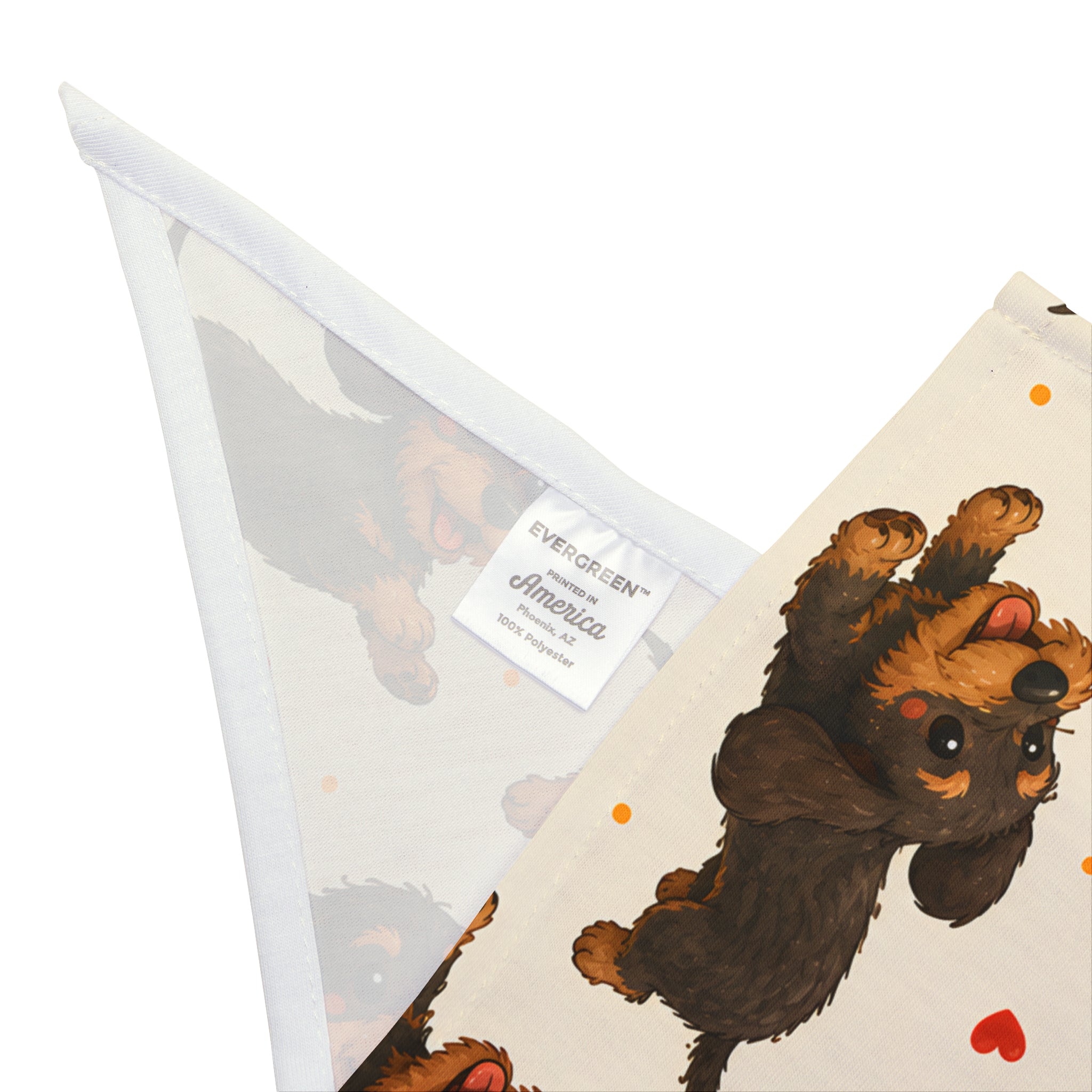 Running Wire Hair Dachshund Dog Bandana