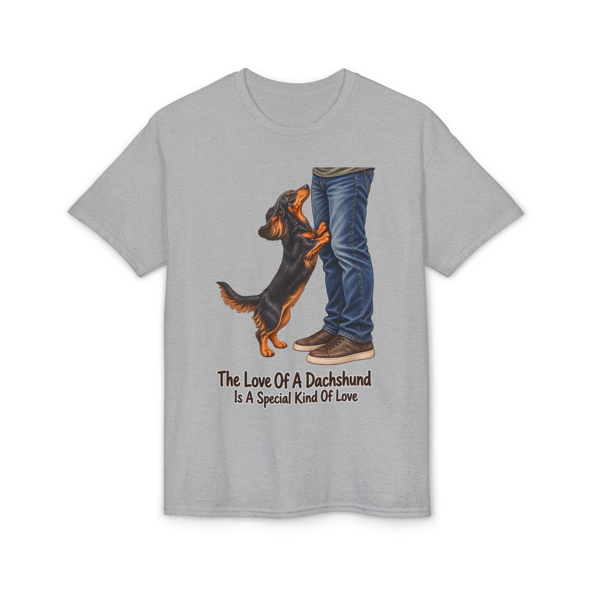 The Love Of A Dachshund Is A Special Kind Of Love Long Hair Men's T-Shirt