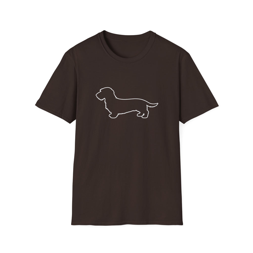 Wire Hair Dachshund Silhouette T-Shirt