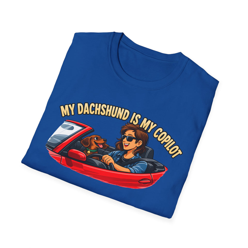 My Dachshund Is My Copilot Women's T-Shirt