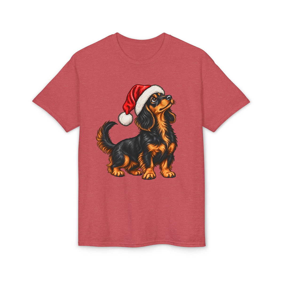 Long Hair With Santa Hat T-Shirt