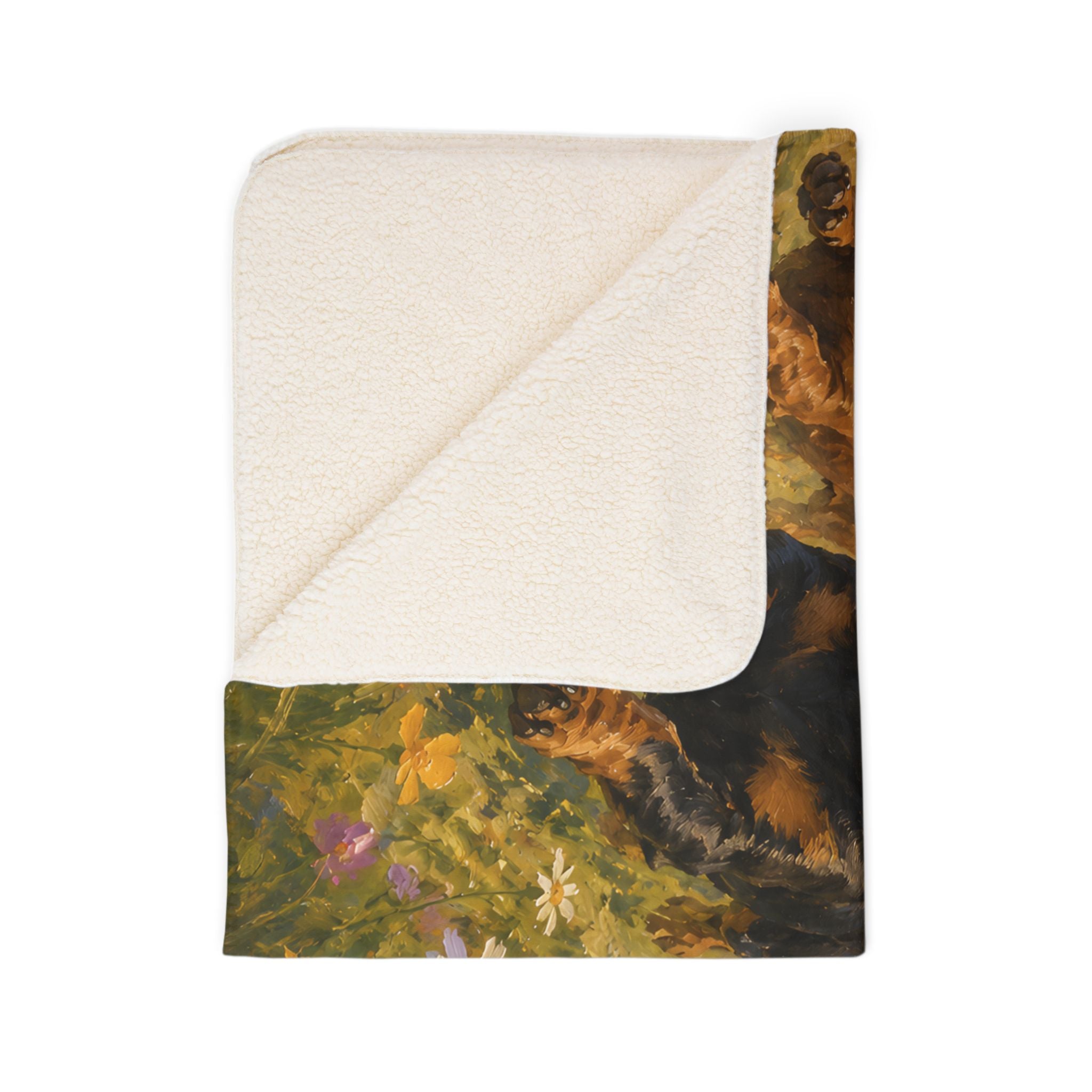 Field Run Fleece Sherpa Blanket
