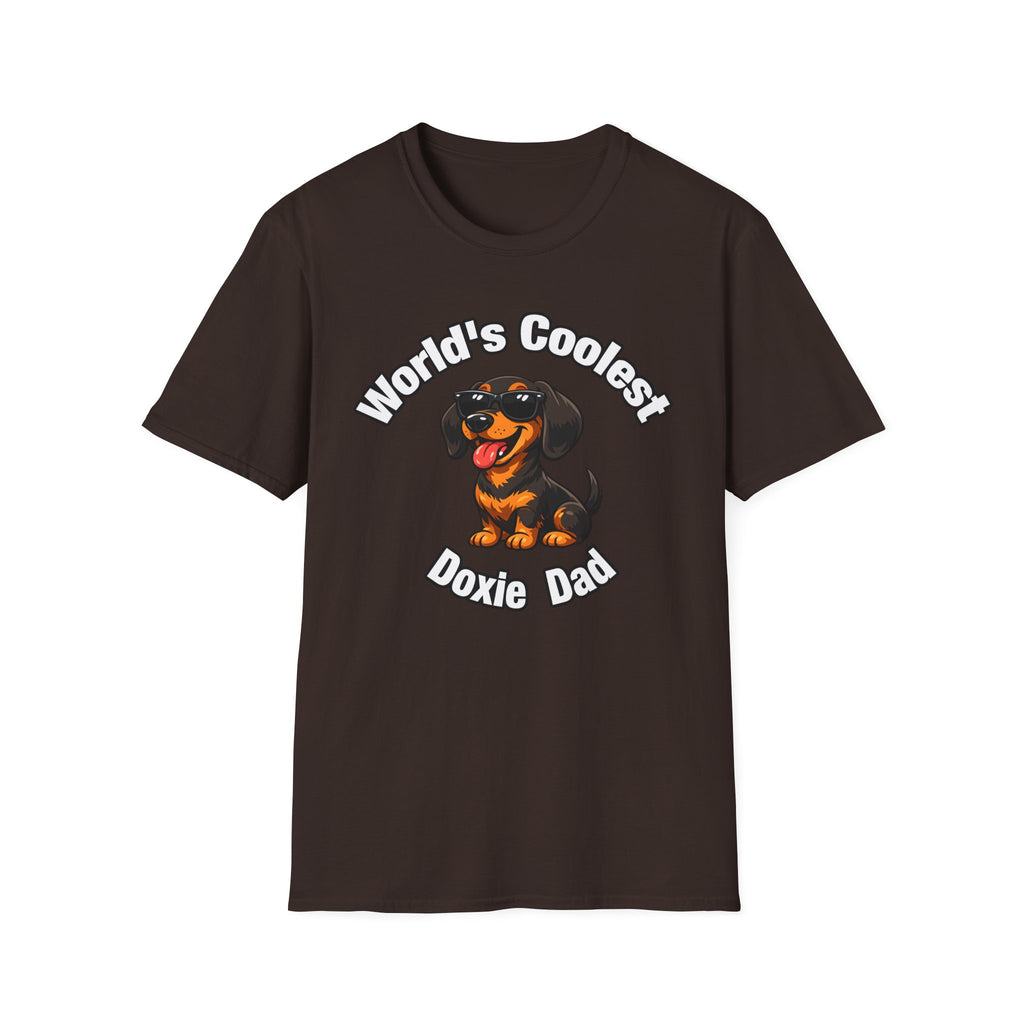 World's Coolest Dachshund Dad Men's T-Shirt