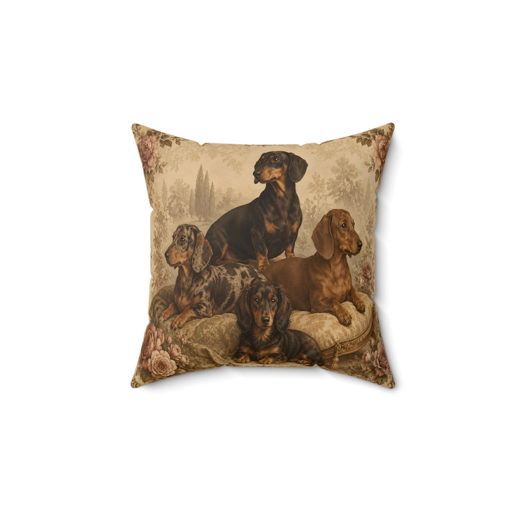 Antique Sausages Spun Polyester Square Decorative Pillow