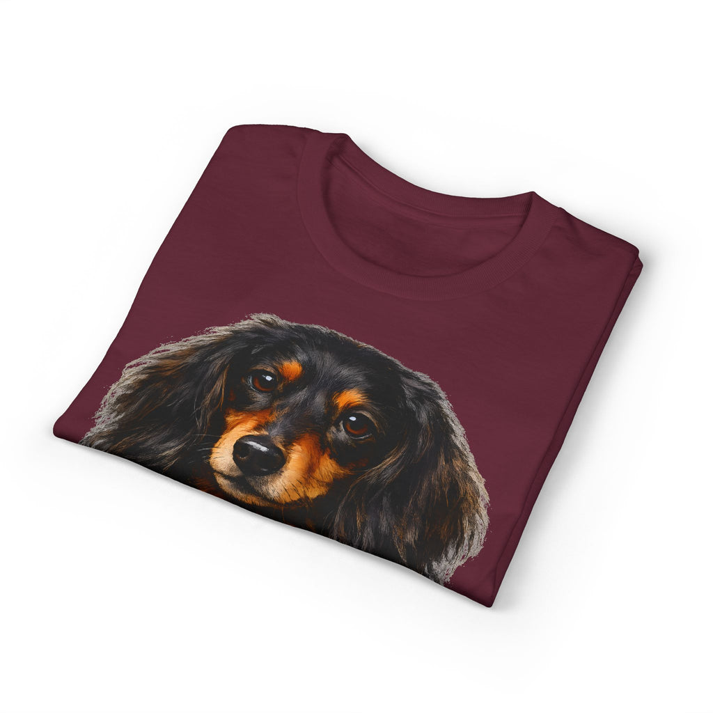 Long Hair Dachshund Face T-Shirt
