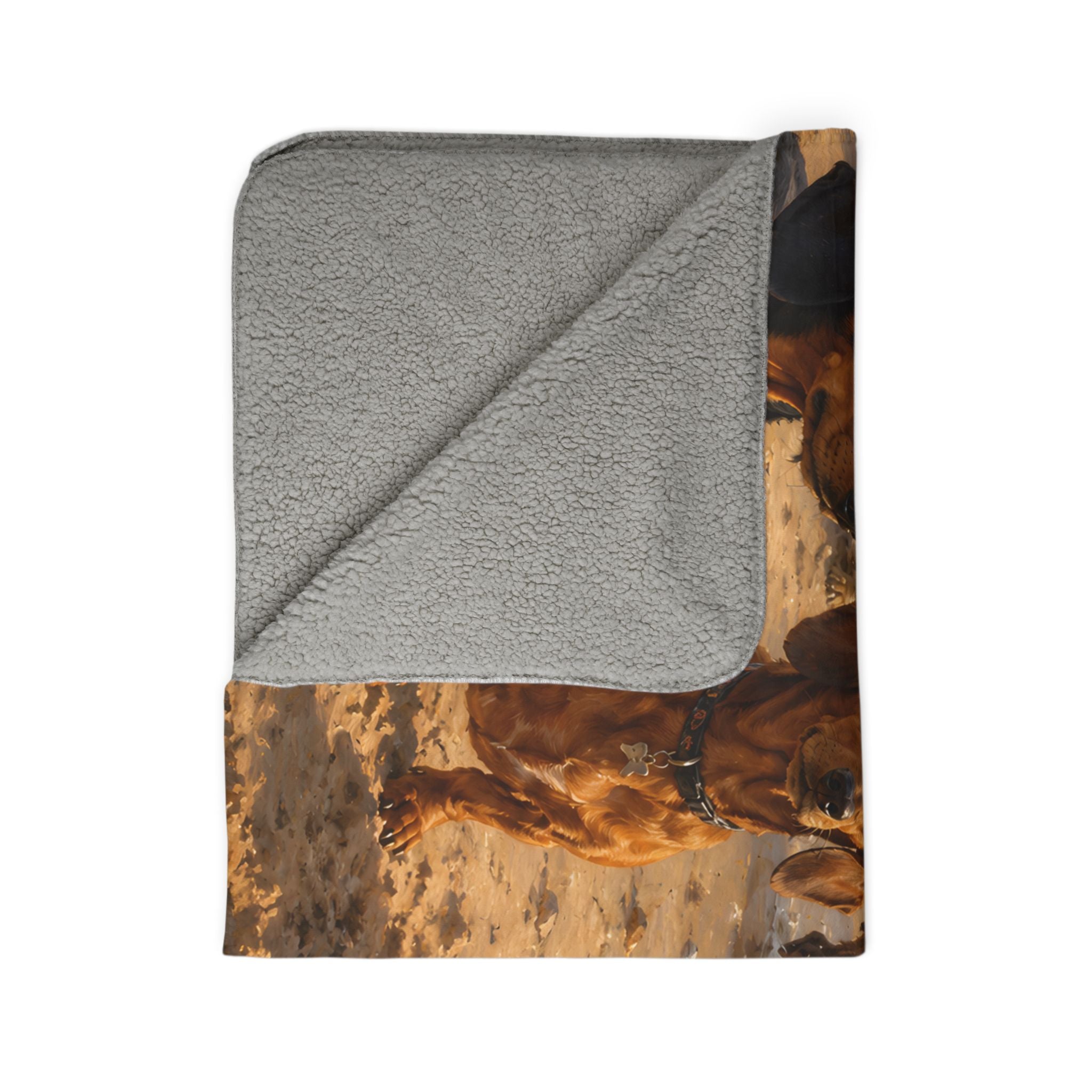 Beach Exploration Fleece Sherpa Blanket