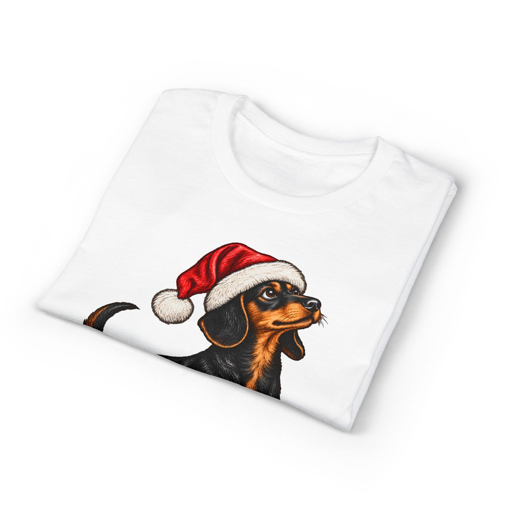 Short Hair With Santa Hat T-Shirt