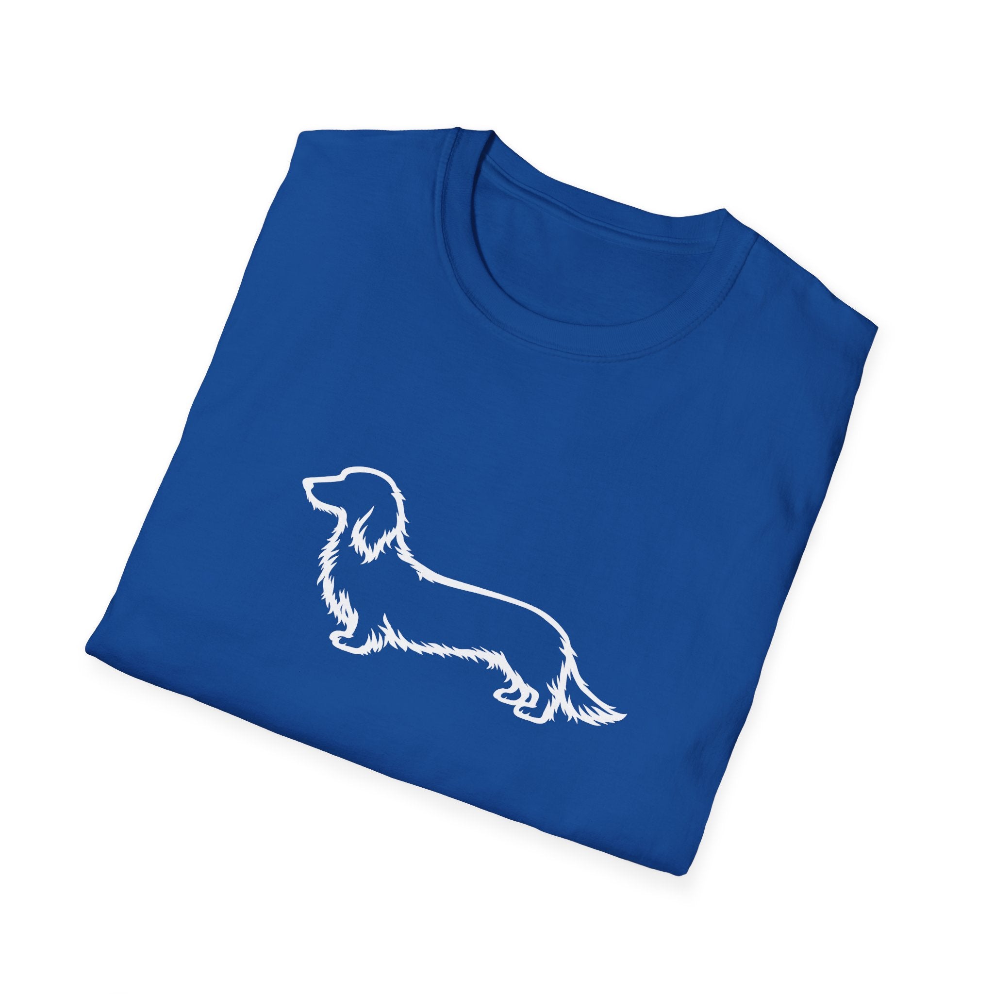 Long Hair Dachshund Silhouette T-Shirt