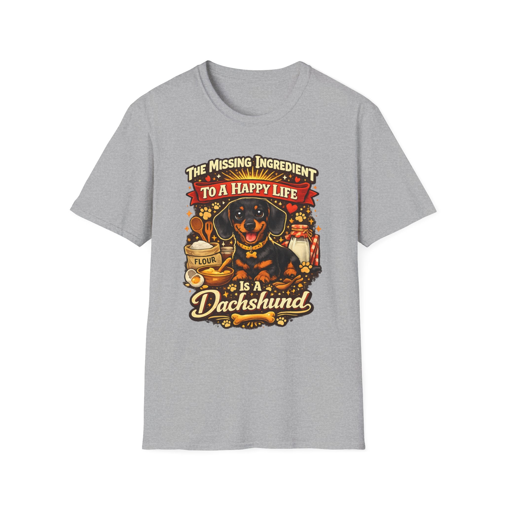The Missing Ingredient To A Happy Life Is A Dachshund T-Shirt