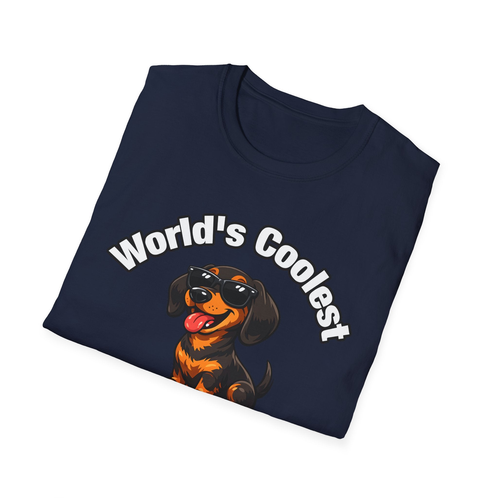 World's Coolest Dachshund Dad Men's T-Shirt
