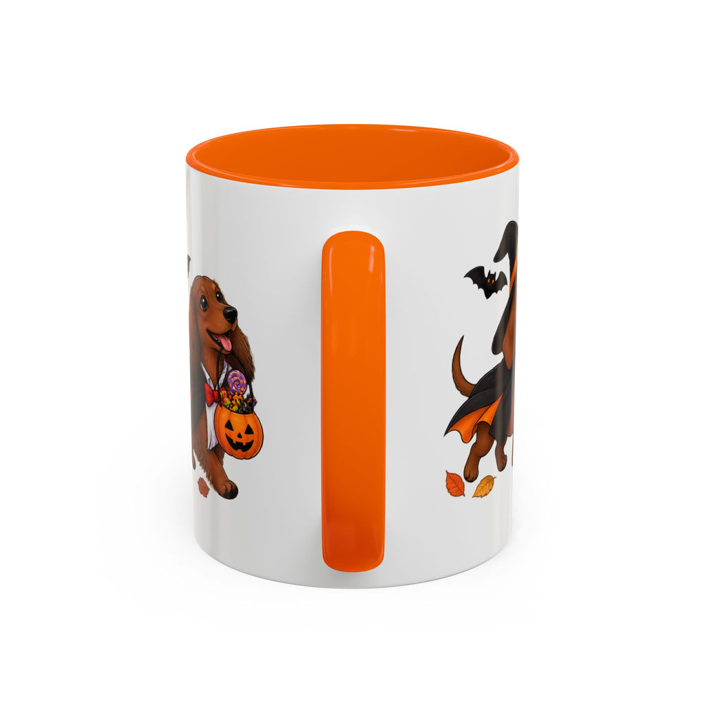 Dachshund Halloween Costume Parade Accent Coffee Mug