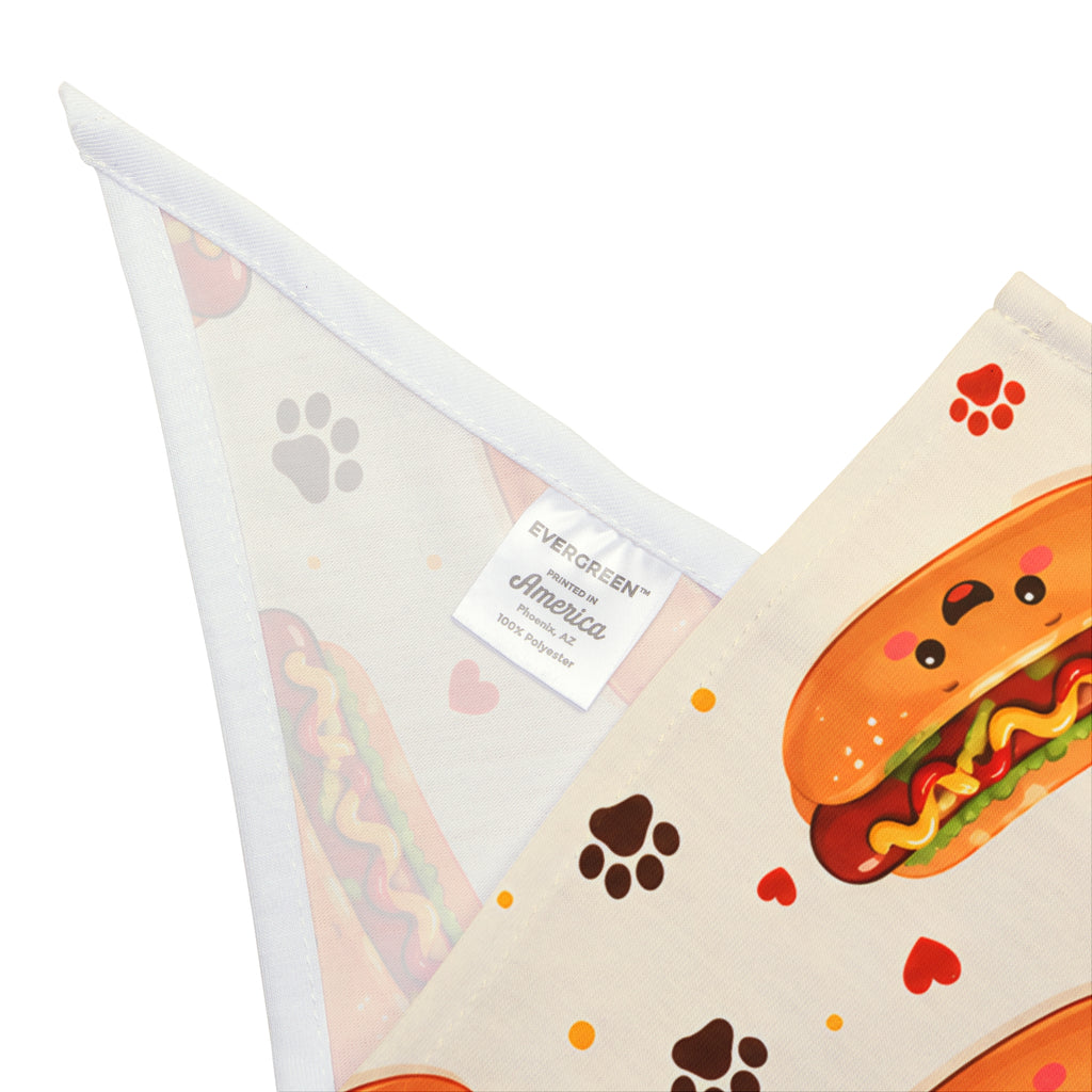 Hot Dog Dog Bandana