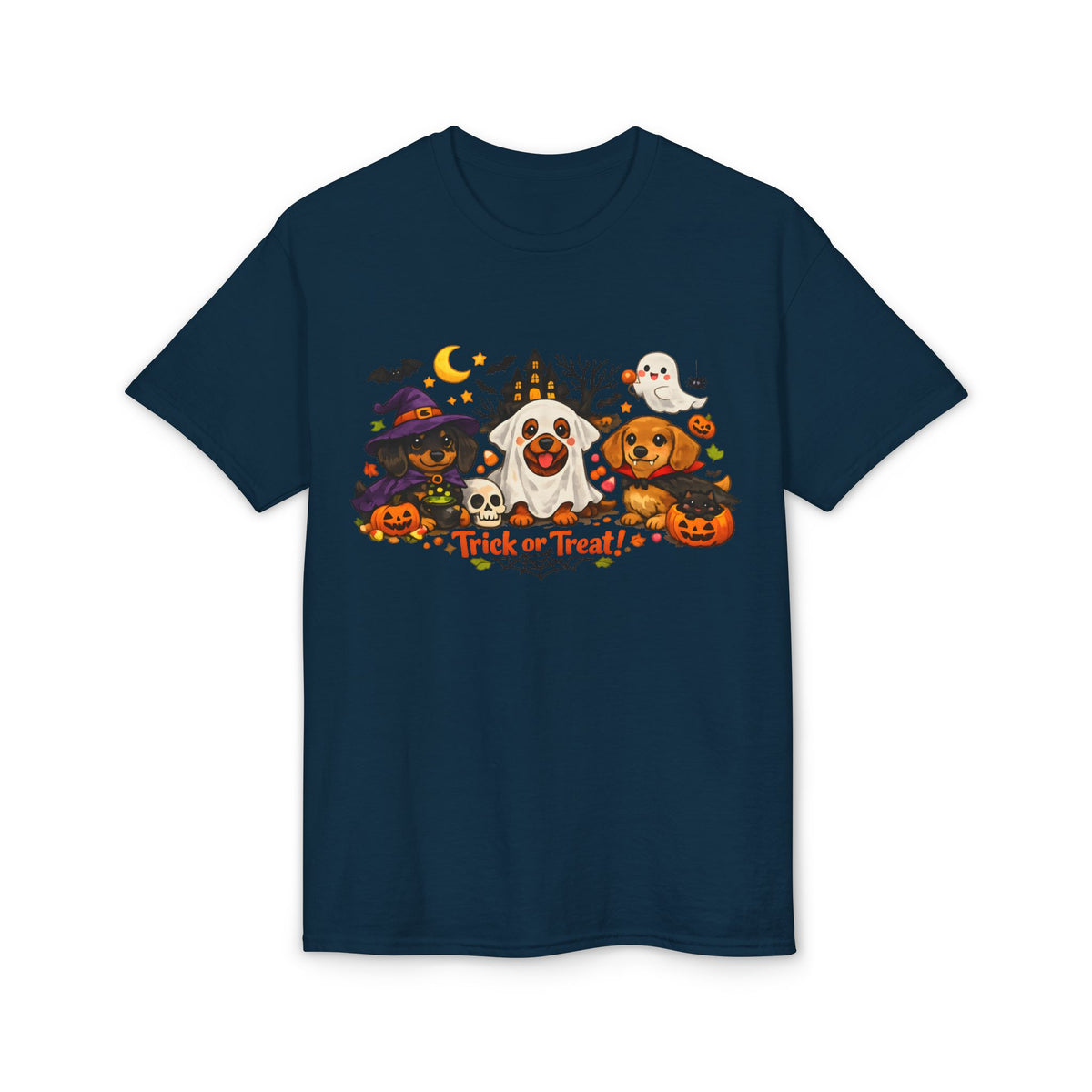 Trick Or Treat Dachshunds In Costume T-Shirt