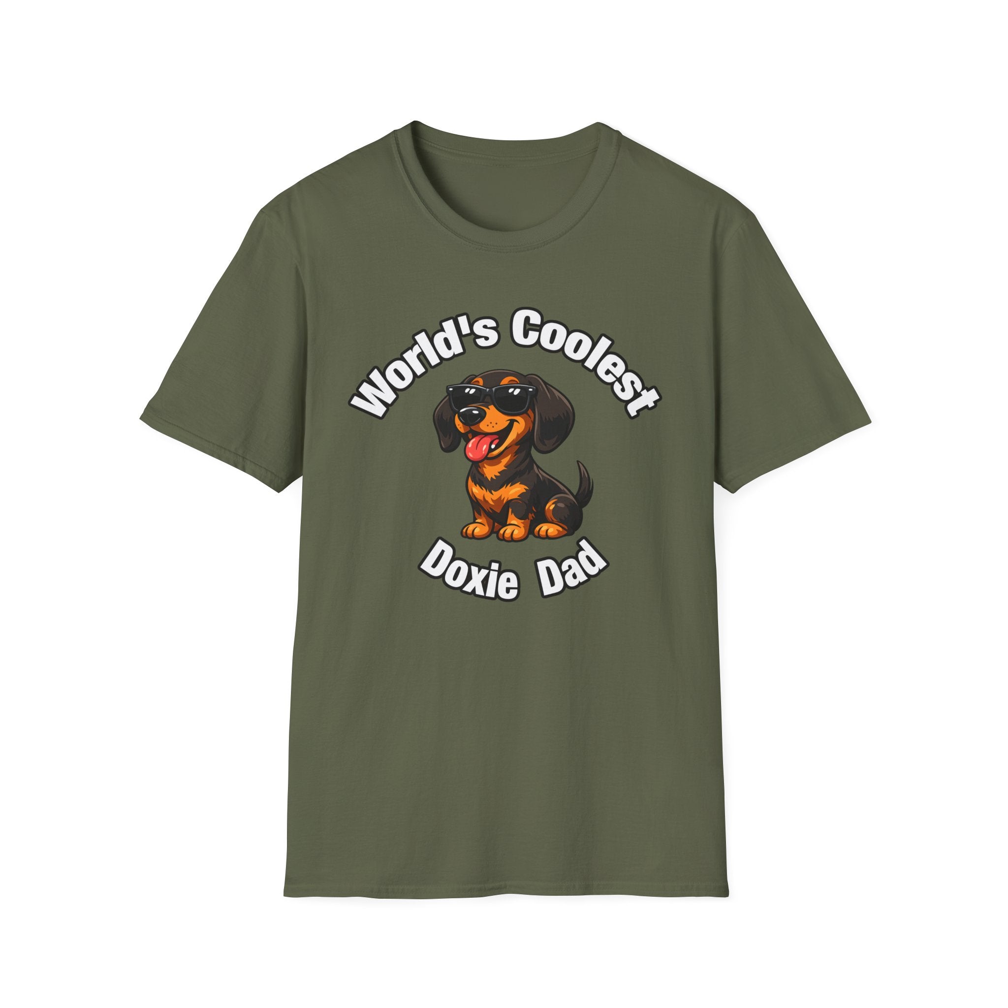 World's Coolest Dachshund Dad Men's T-Shirt