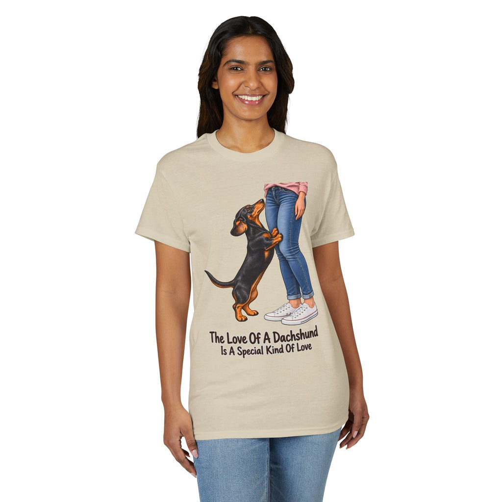 The Love Of A Dachshund Is A Special Kind Of Love Short Hair Women's T-Shirt
