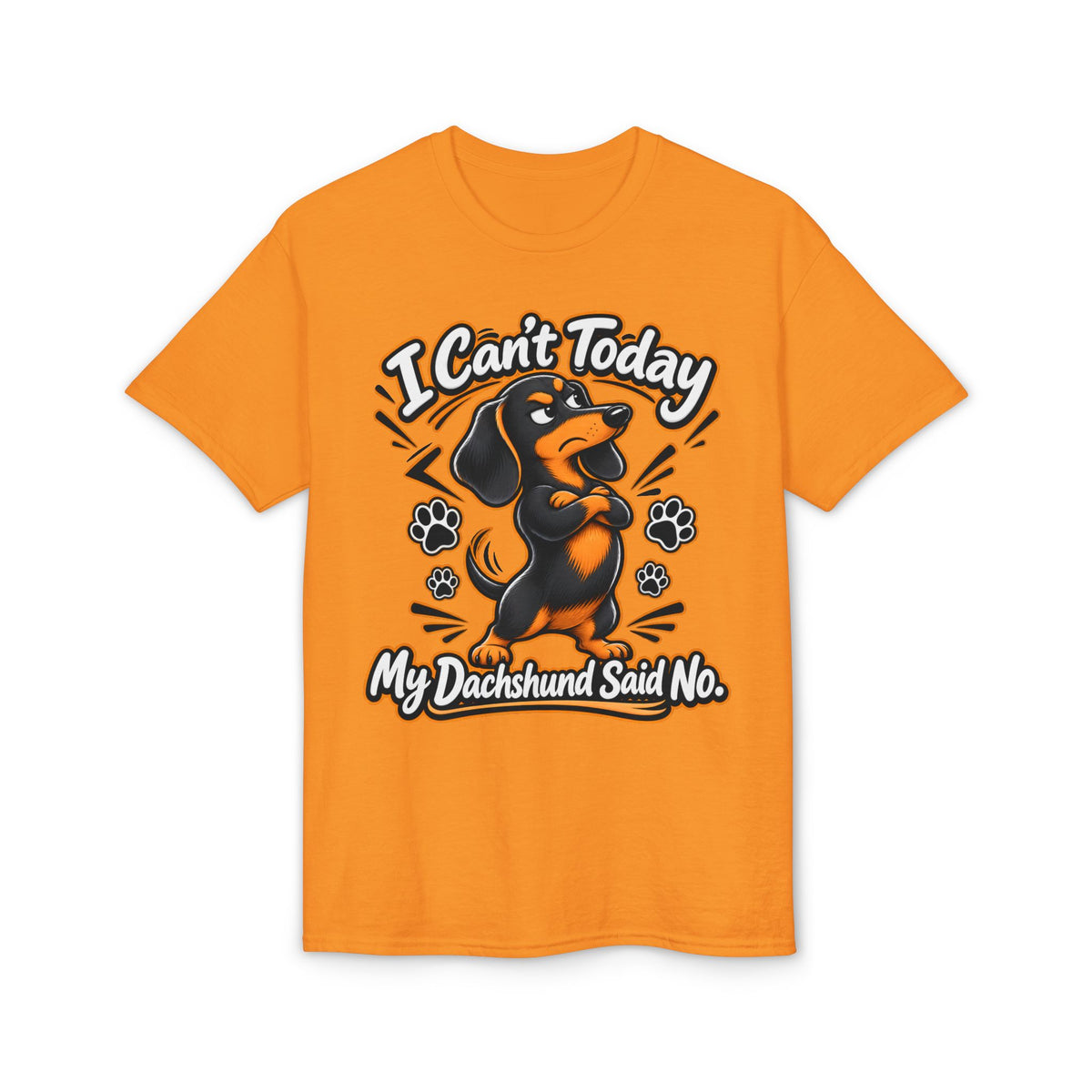 I Can't Today My Dachshund Said No T-Shirt