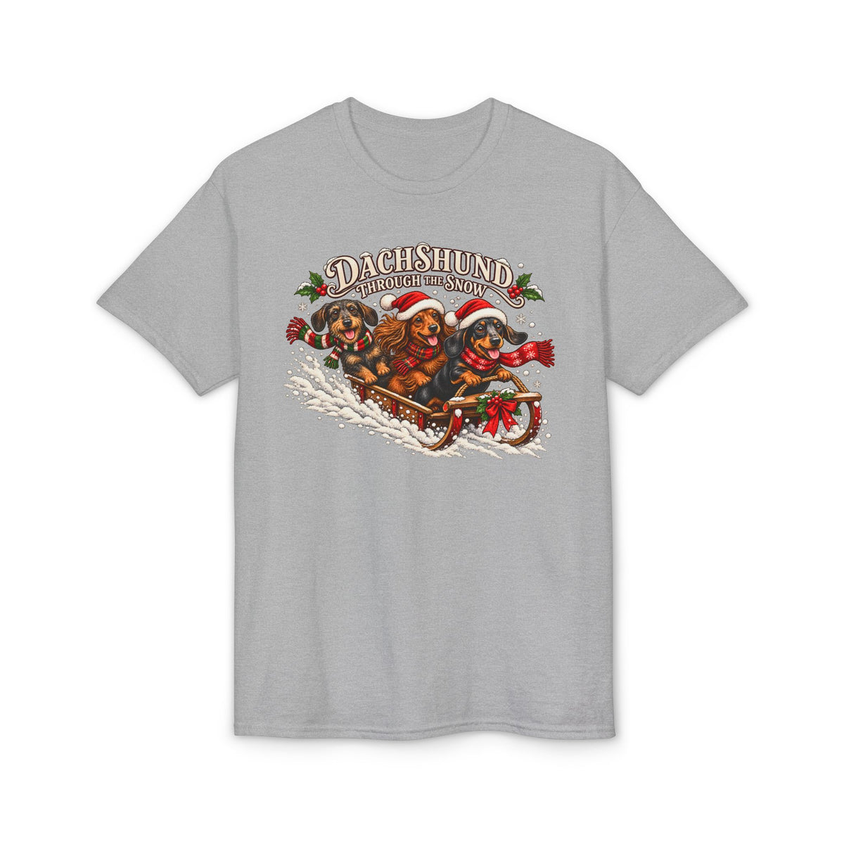 Dachshund Through The Snow T-Shirt