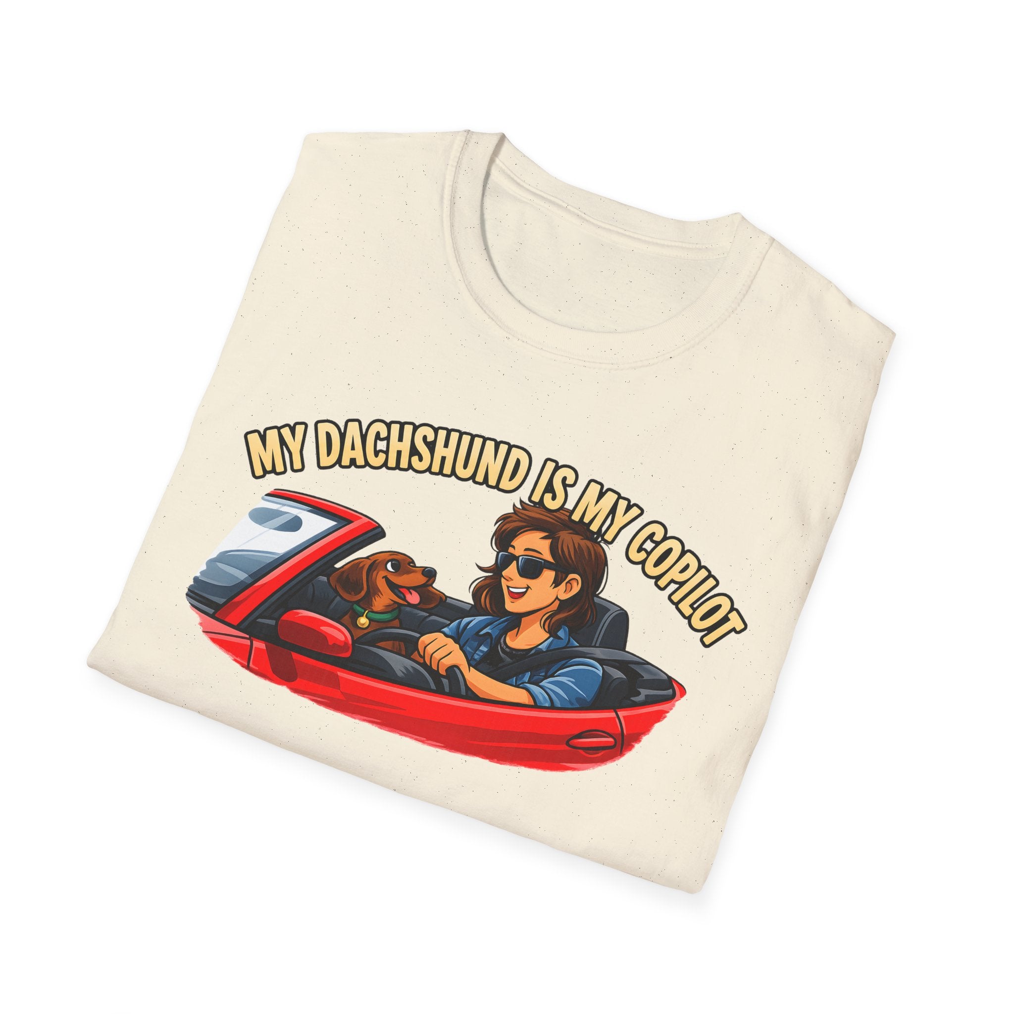 My Dachshund Is My Copilot Women's T-Shirt
