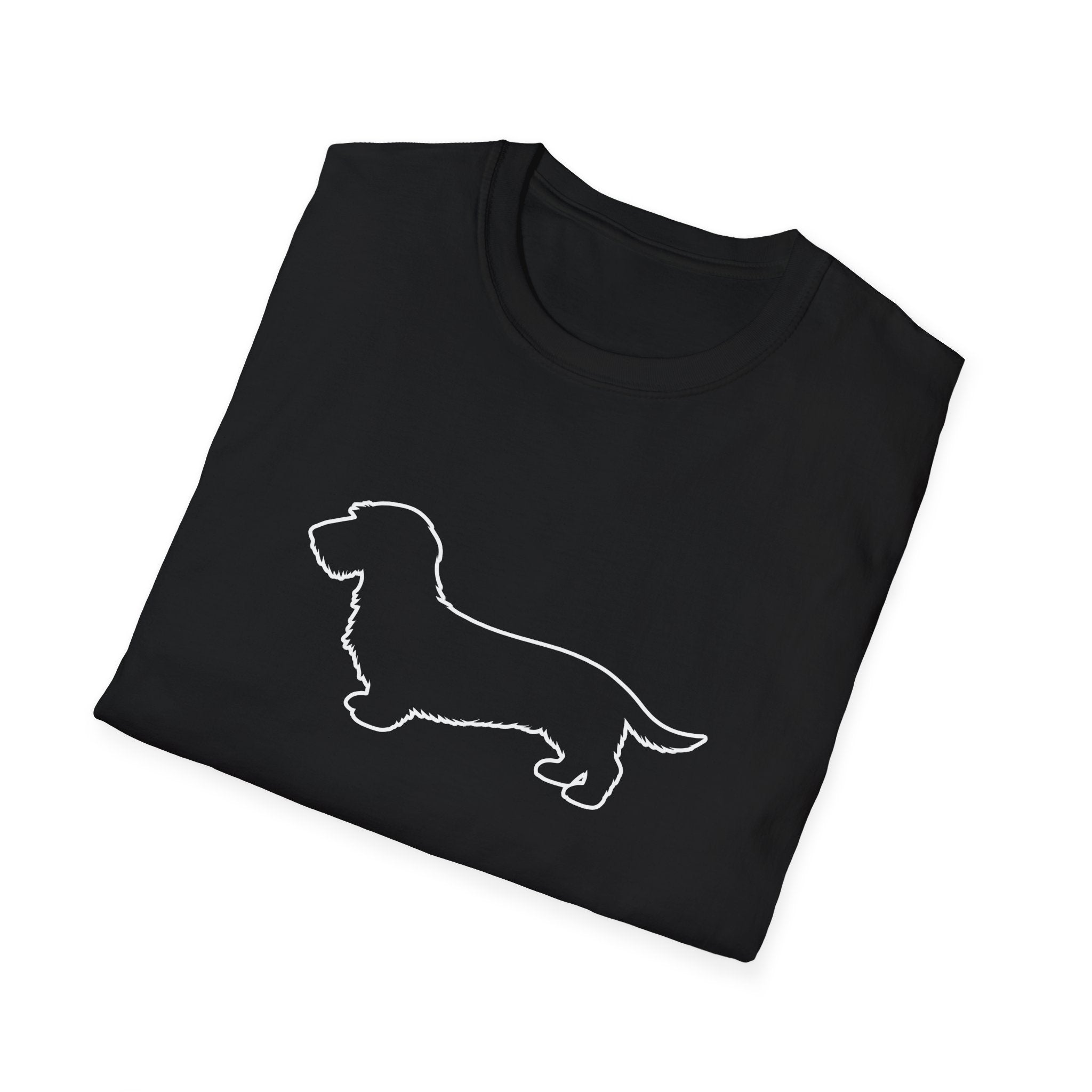 Wire Hair Dachshund Silhouette T-Shirt