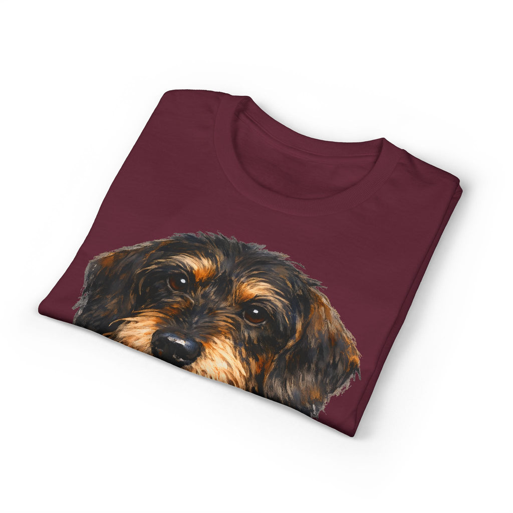 Wire Hair Dachshund Face T-Shirt