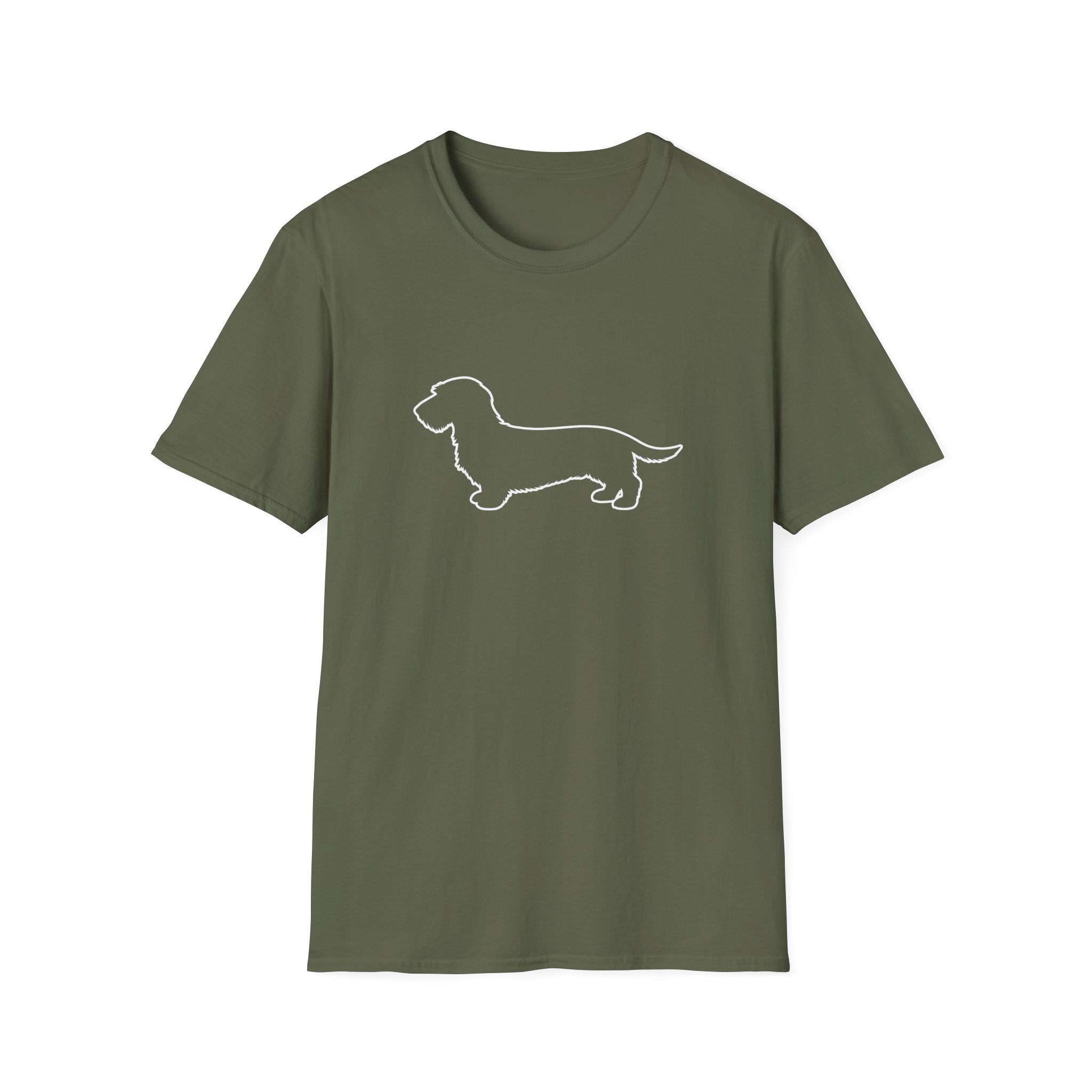 Wire Hair Dachshund Silhouette T-Shirt