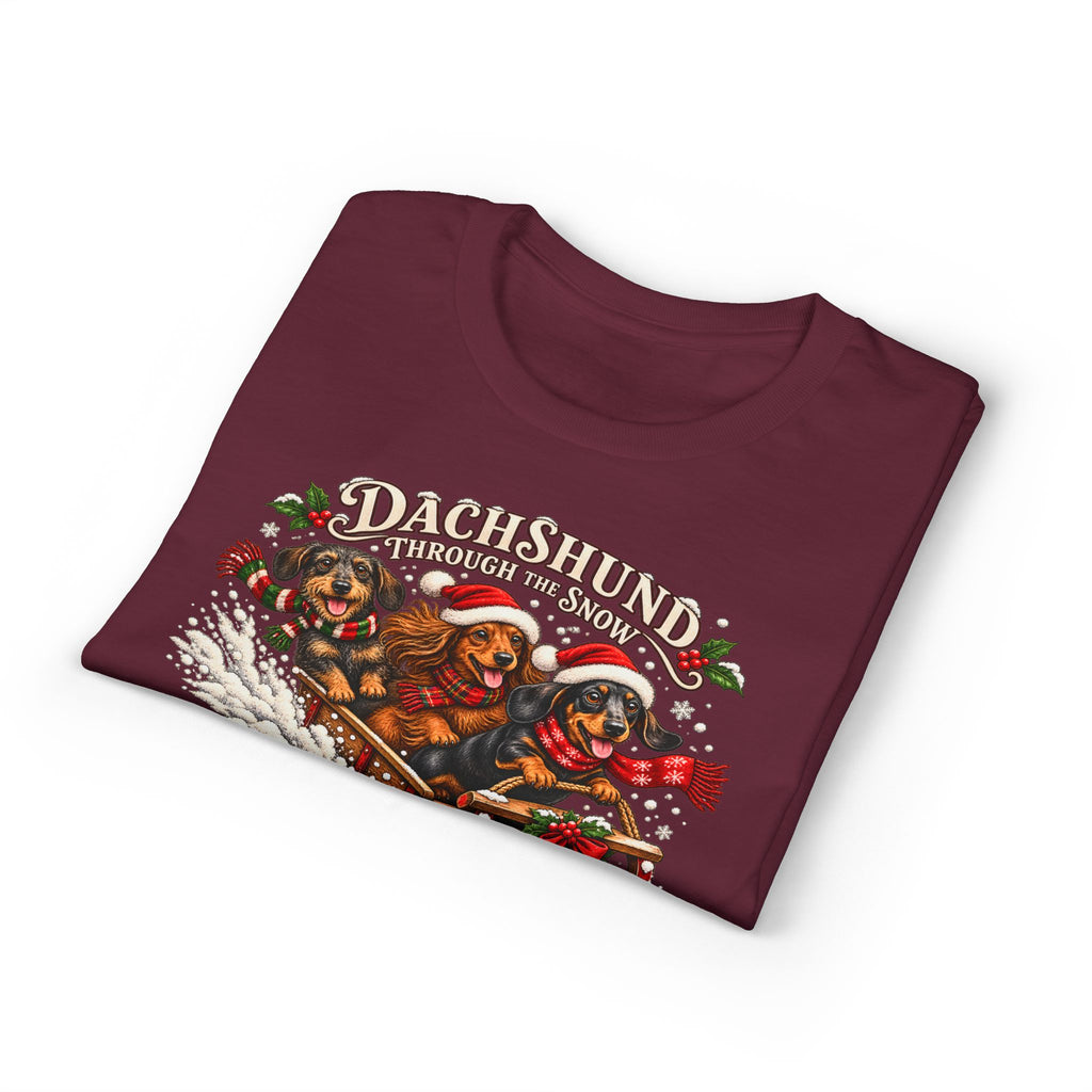 Dachshund Through The Snow T-Shirt