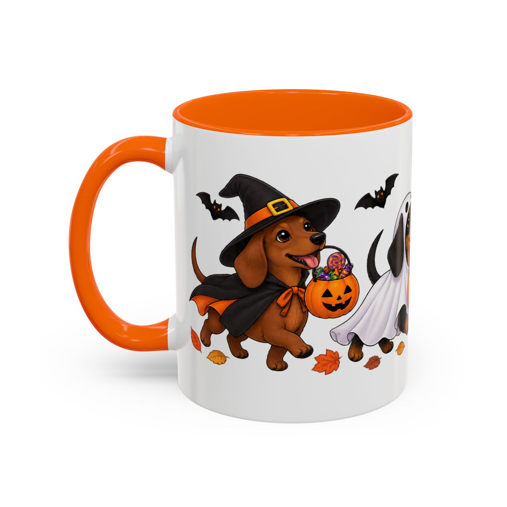 Dachshund Halloween Costume Parade Accent Coffee Mug