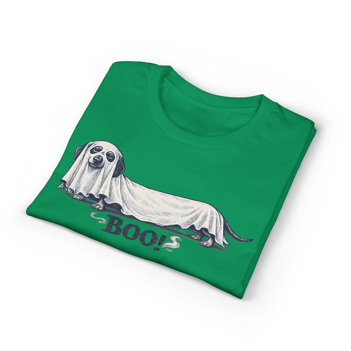 Long Dachshund Ghost Boo T-Shirt