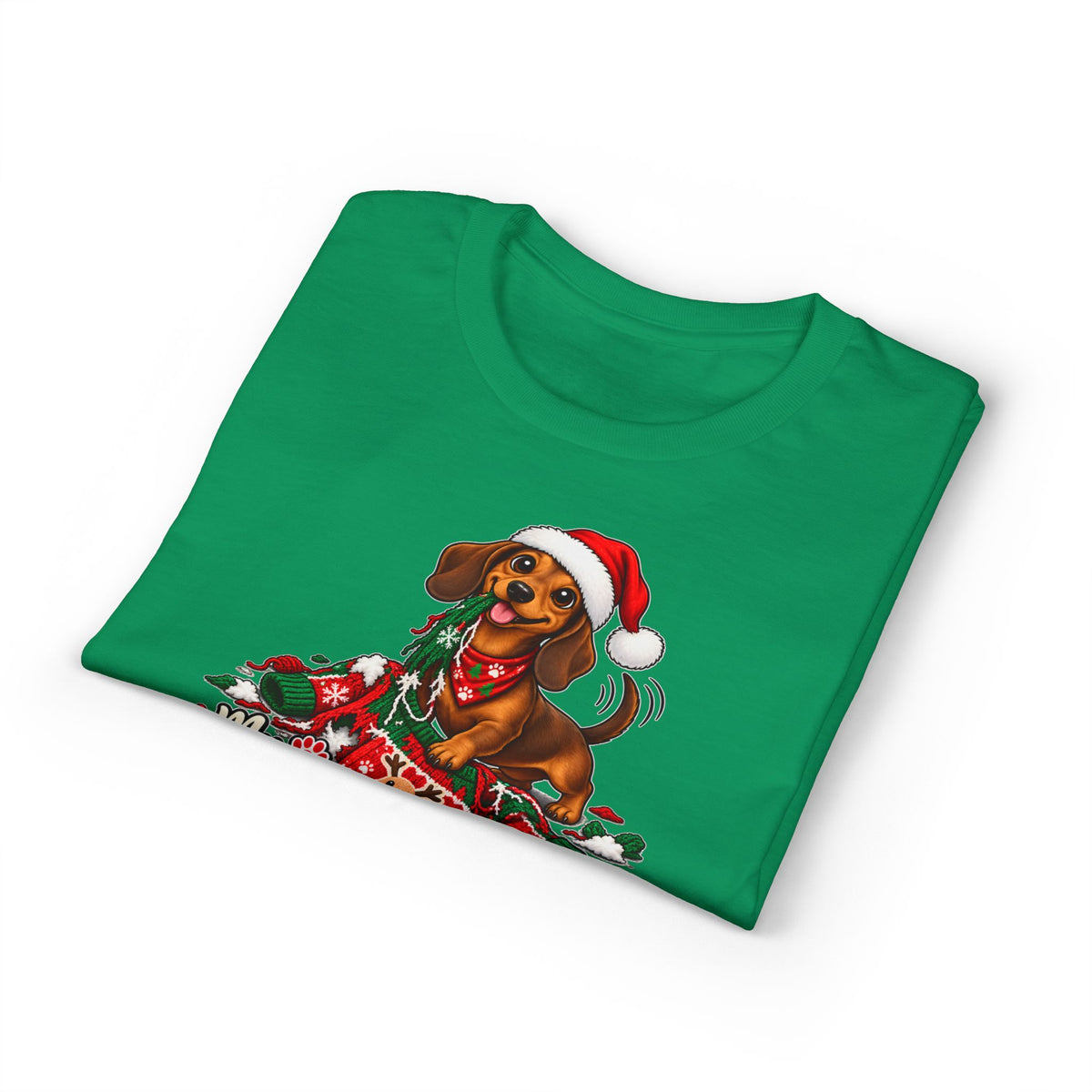 My Dachshund Destroyed My Ugly Christmas Sweater T-Shirt