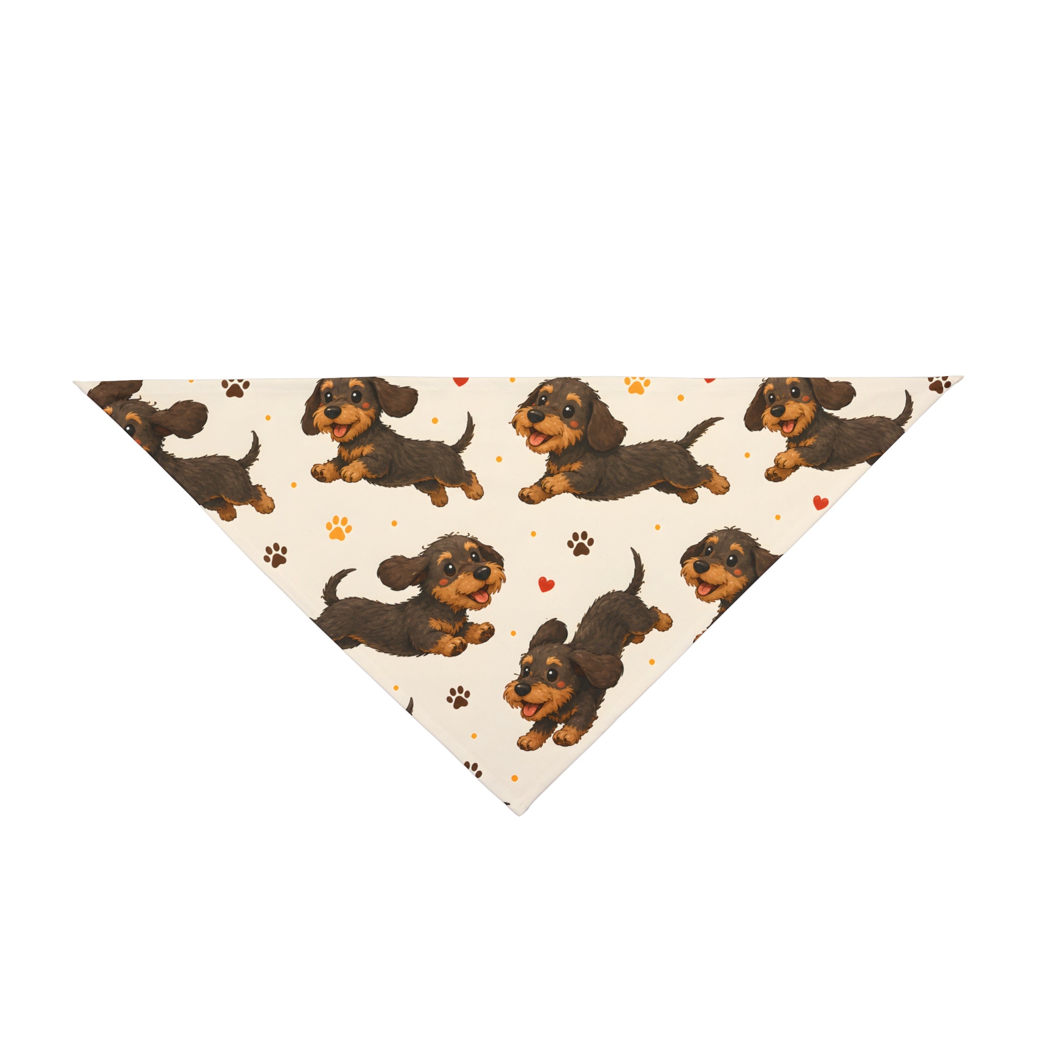 Running Wire Hair Dachshund Dog Bandana