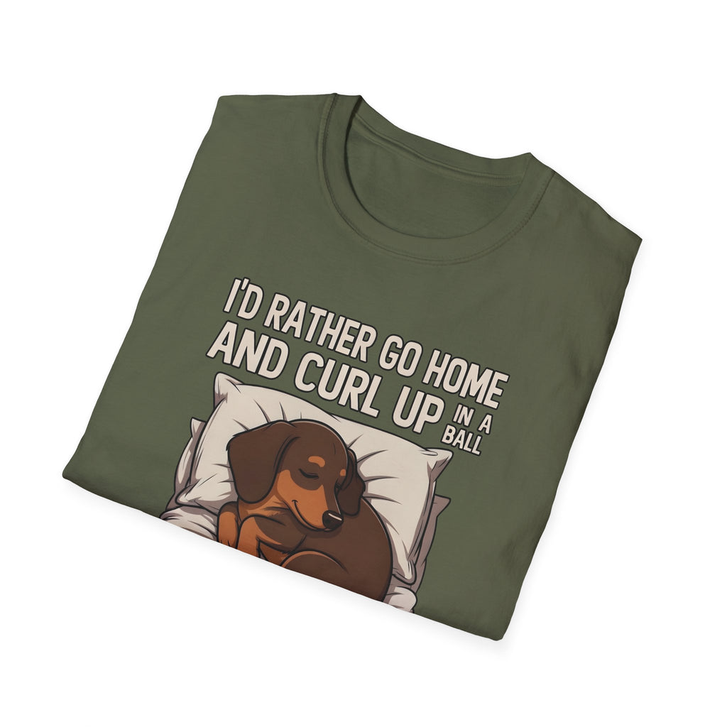 I'd Rather Curl Up In A Ball T-Shirt