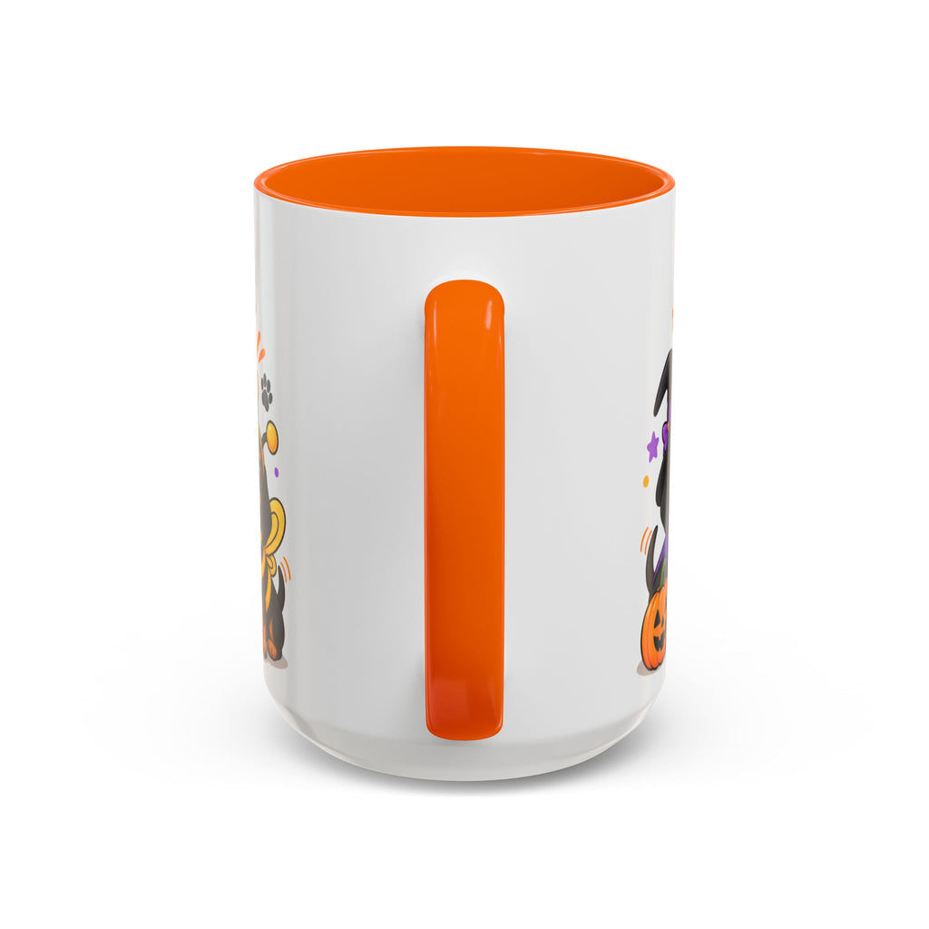 Happy Howl O Ween Accent Coffee Mug