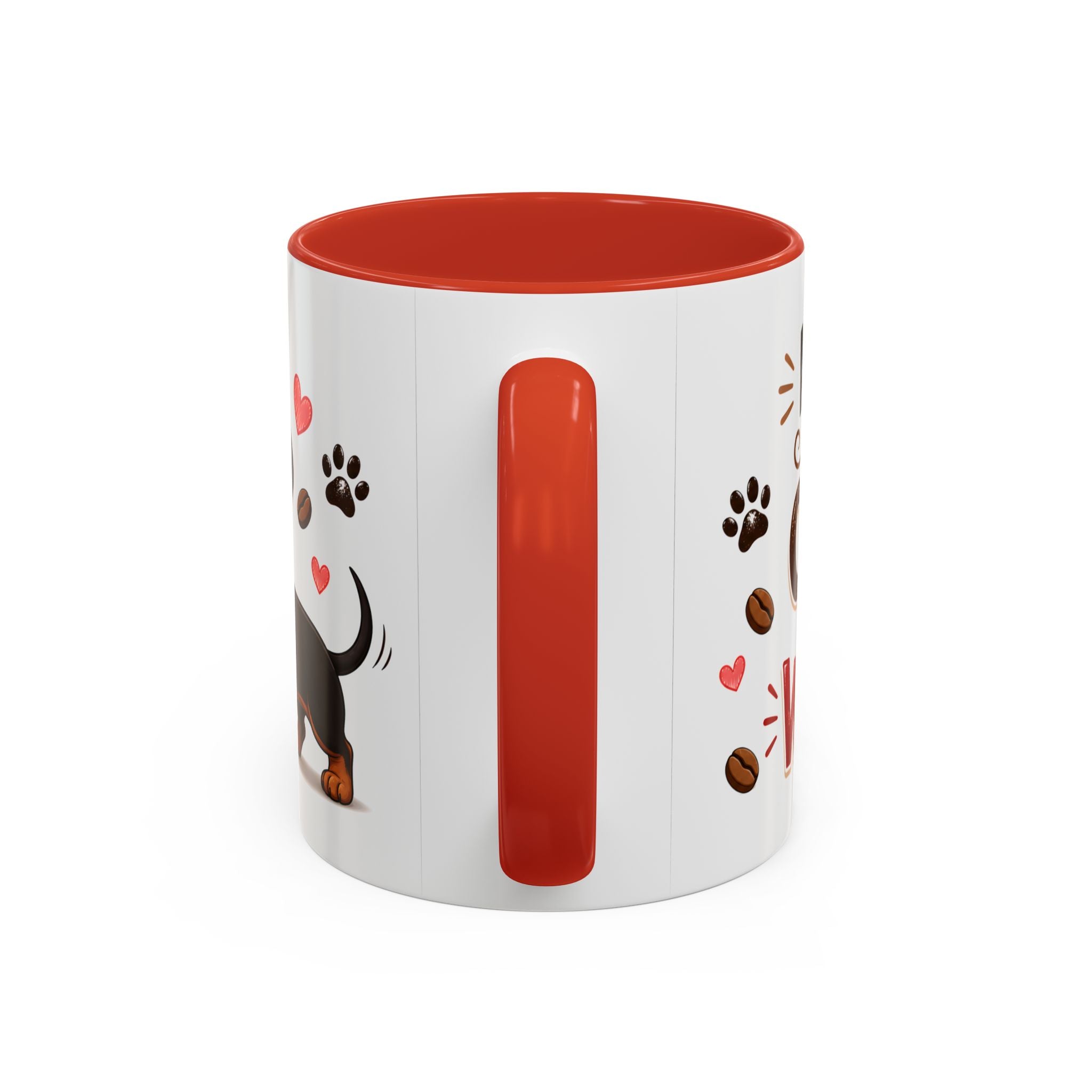 All I Need Is Coffee And Weiners Accent Coffee Mug