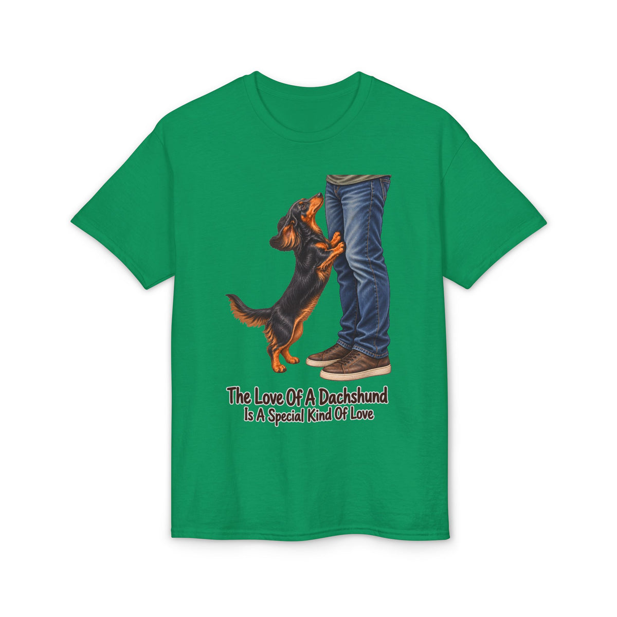 The Love Of A Dachshund Is A Special Kind Of Love Long Hair Men's T-Shirt