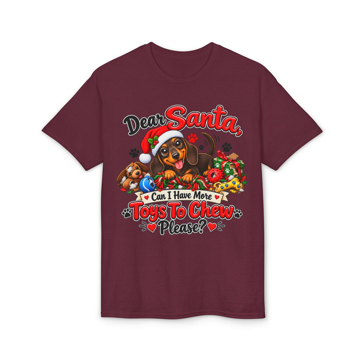 Dear Santa Can I Have More Toys To Chew Please T-Shirt