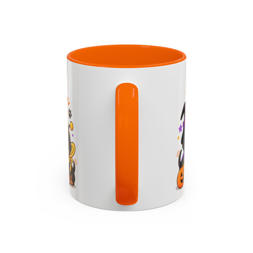 Happy Howl O Ween Accent Coffee Mug